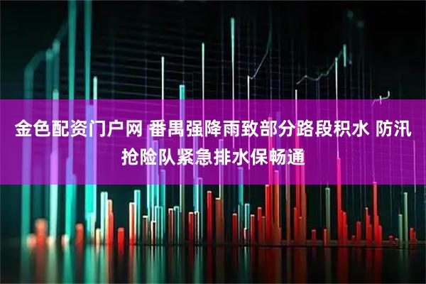 金色配资门户网 番禺强降雨致部分路段积水 防汛抢险队紧急排水保畅通